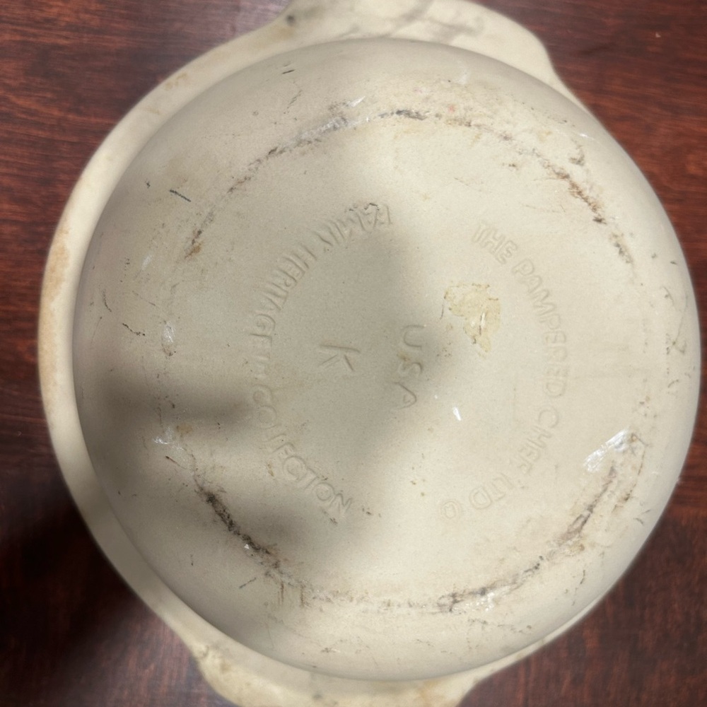 Pampered Chef Stoneware Baking Dish - Cream - Picture 2 of 3